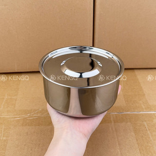 Tigela de aço inoxidável 316 Tigela de ovo cozido no vapor doméstica Tigela resistente a altas temperaturas de qualidade