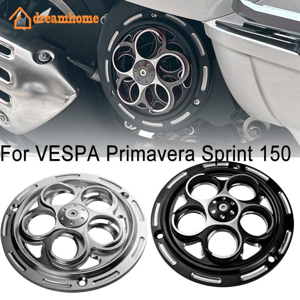 DREAMHOME Motocicleta CNC Alumínio Rotativo Ventilador Capa Para VESPA Primavera Sprint 150 De Refrigeração Cobertura De