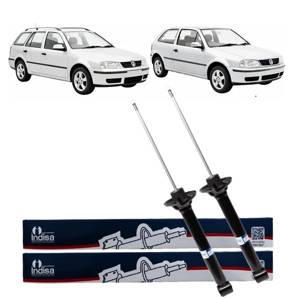 Par Amortecedor Traseiro Gol G2 A G7 Voyage Parati G2 G3