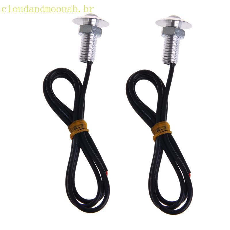 CLO 2 Pçs LED Luz Circulação Diurna Condução Nevoeiro Lâmpada Grade Dianteira Do Carro Mout DRL Automotiva