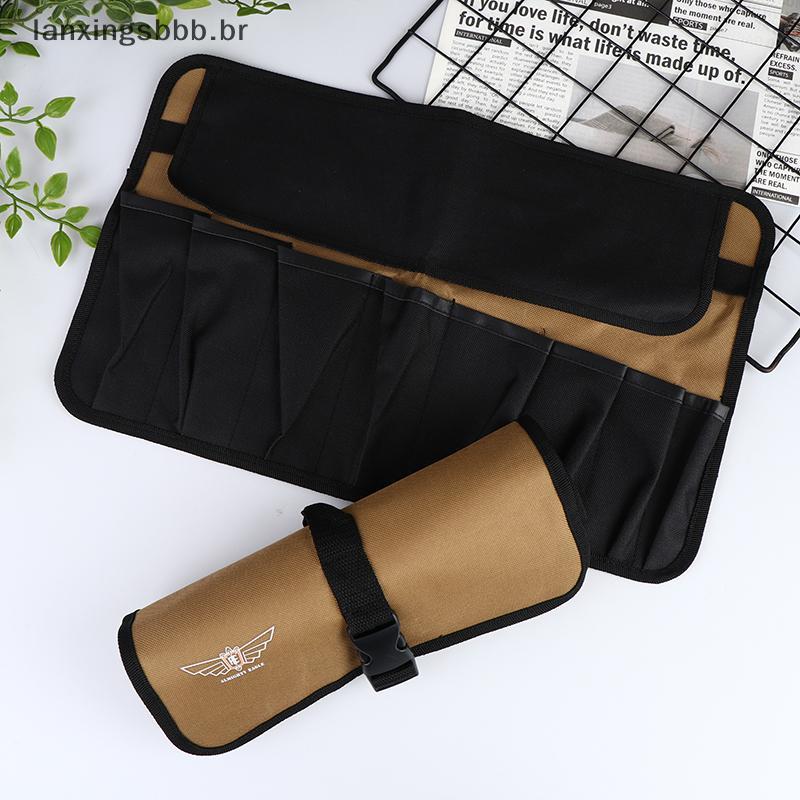 [LAX] Bolsa De Armazenamento Kit De Ferramentas Oxford Rolo De Pano Portátil Chave Ferramenta Inglesa Dobrável Martelo P