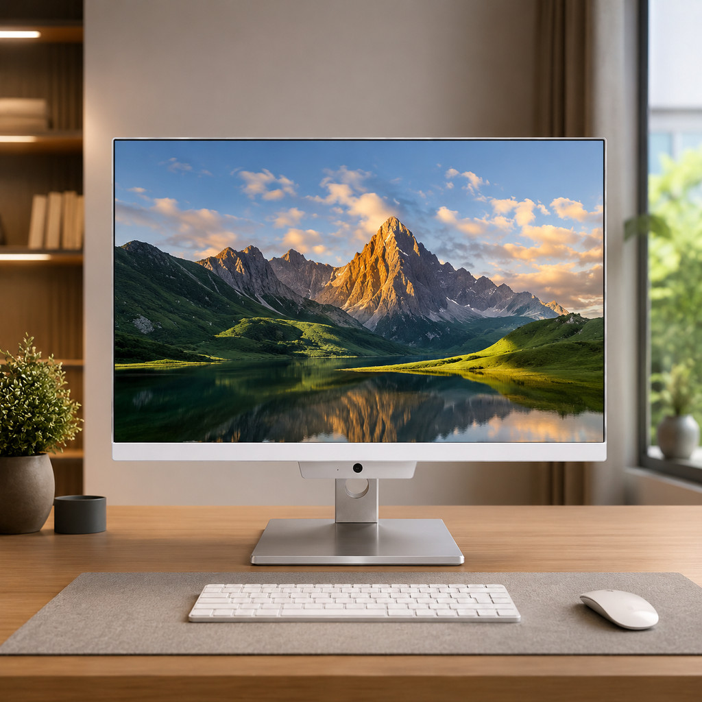 PC All In One Completo Tela 23,8 Full HD i7 7700HQ SSD 256GB 16GB RAM WiFi 5G Webcam AIO-24077W