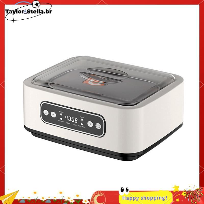 Fabricante De Iogurte 1.6L Automático Com Controle De Temperatura , Máquina Incubadora 36 Horas De Tempo Ajustável Plugu