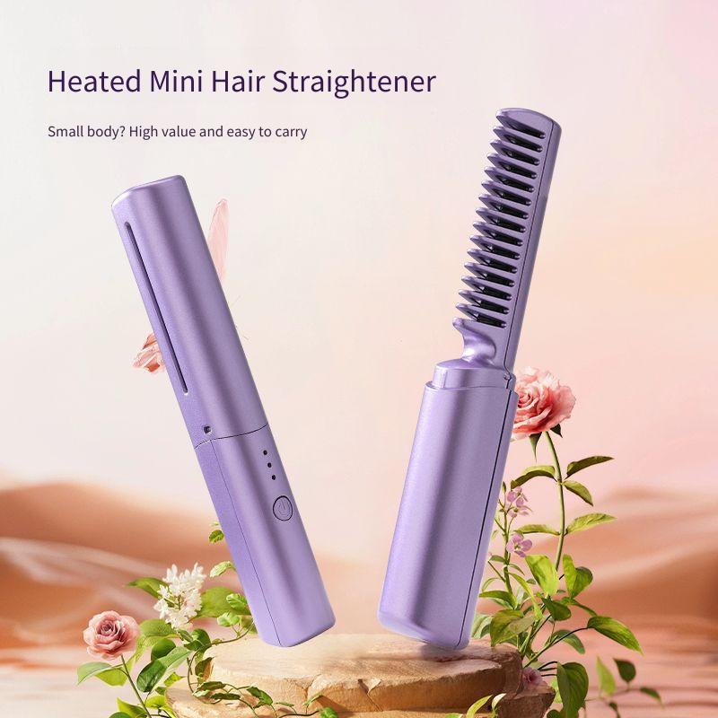Novo estilo de aquecimento novo estilo portátil sem fio estilo portátil não machuca o cabelo Curling ferro