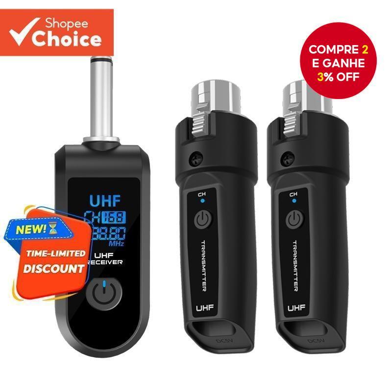K1 2.4Ghz Sistema De Microfone Sem Fio XLR Transmissor E Receptor Para PA Mixer Dinâmico
