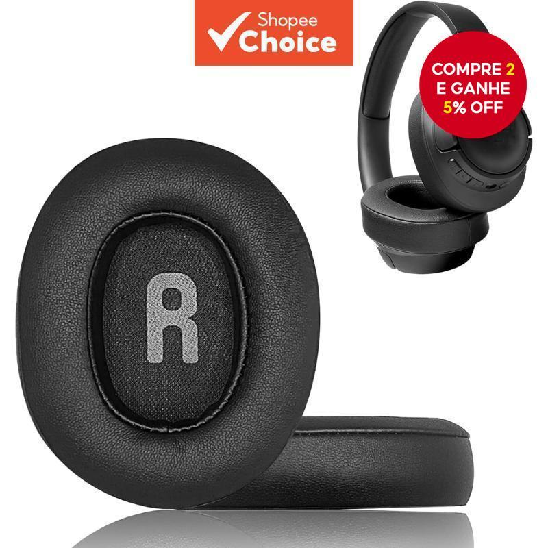 Almofadas de Reposição de Proteína para Fones de Ouvido JBL Tune 700BT 710BT 760NC 750BTNC - Protetores de Orelha