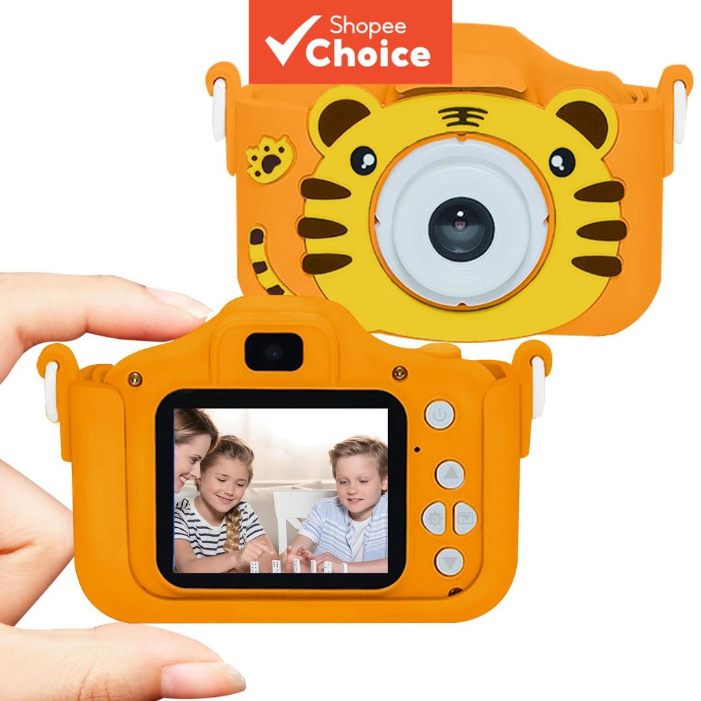Câmera Digital Infantil Mini e Filmadora de Vídeo, Cartão de Memória 32GB Para Presentes