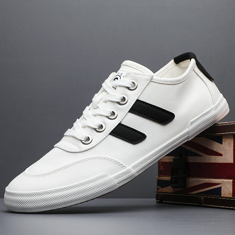Piscando sapatos de lona masculinos primavera verão novo estilo sapatos da moda masculina velho pequim sapatos de pano C