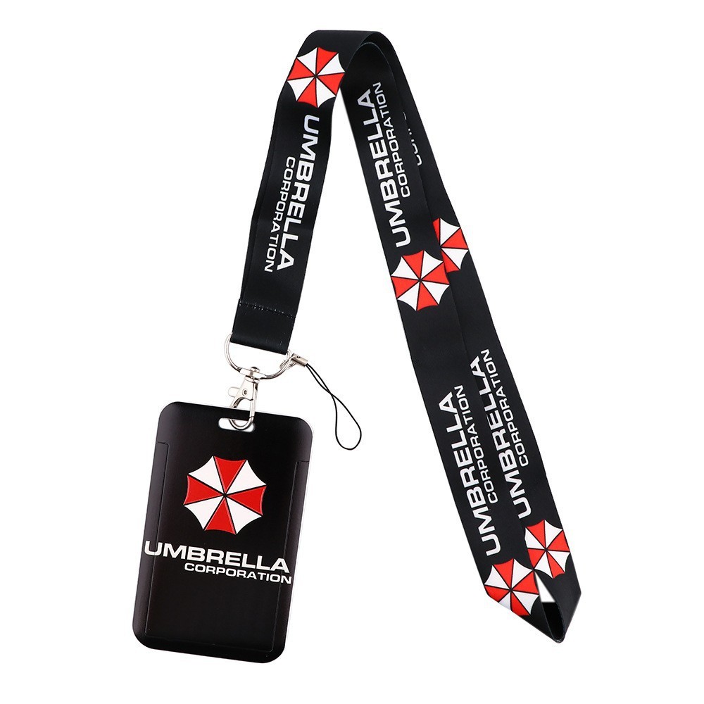 Suporte De Etiqueta De Identificação Resident Evil , Cordão De Pescoço , Alças De Celular Para Chaveiro E Crachá , Estil