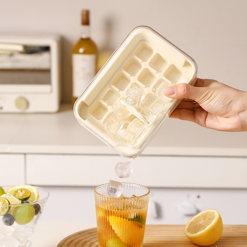 Forma para cubos de gelo, caixa para fazer gelo, bandeja de gelo com sistema de pressão, fabricador de bolas de gelo, ar