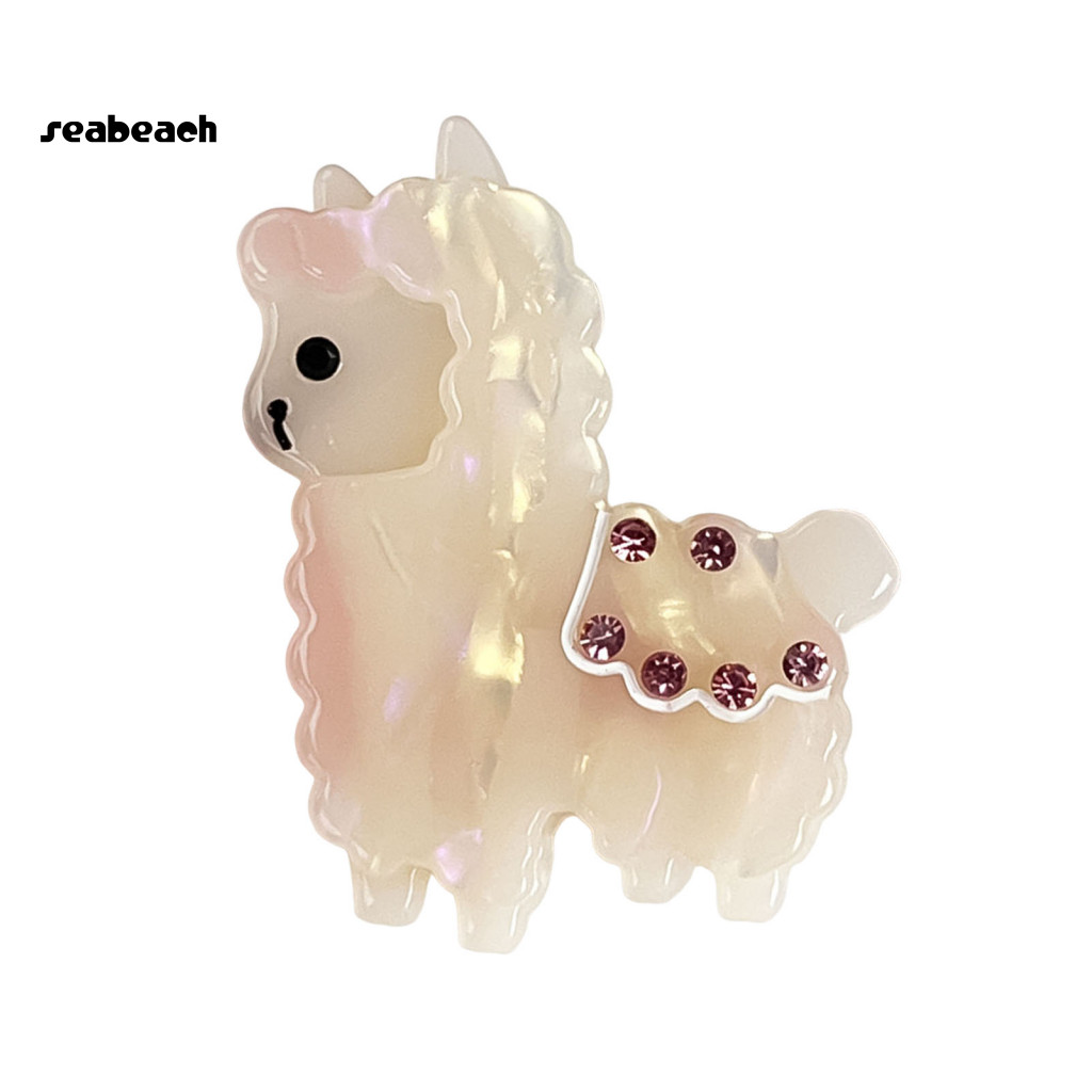 Alpaca Hair Clip Strong Grip Hairpin Small Non-slip Claw for Women Girls – Side Bangs Clamp Accessory Stylish and Dura