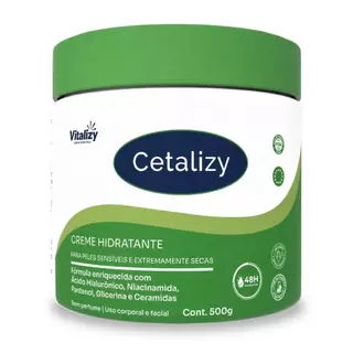 Creme Hidratante Corporal Facial 500g Para Pele Seca Sensível e Extra Seca Sem Perfume Hidratação In