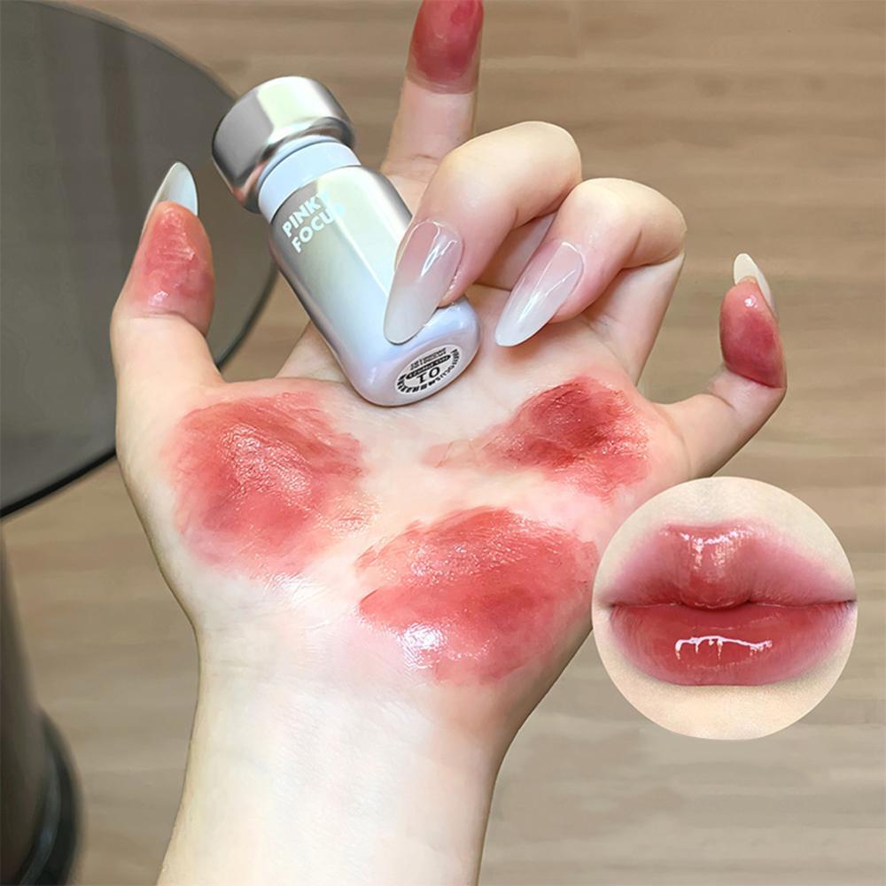 TKEY Espelho Radiante Labial Brilho De Água Não Pegajoso Ilumina Natural Diário Feminino Maquiagem Cosmético Hidratante