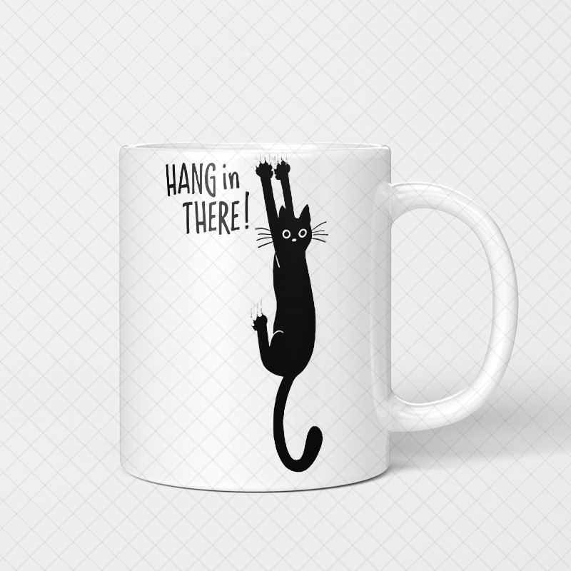 Pendure lá! Copo criativo inspirador engraçado divertido presente caneca cerâmica xícara de café copo de água