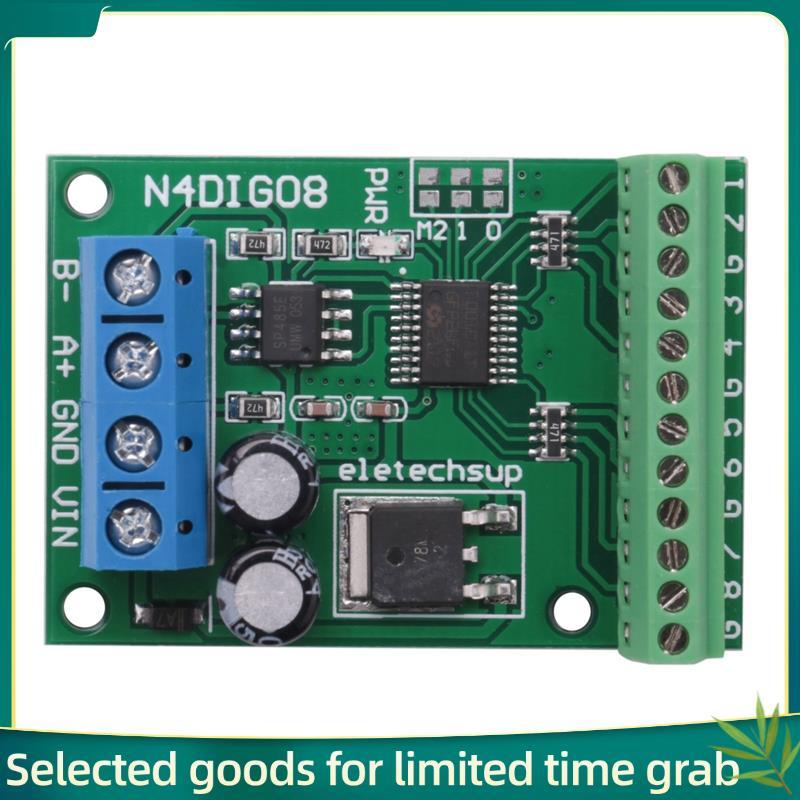 Interruptor Digital De Entrada/Saída jerry99 , 8Ch , TTL LvTTL CMOS RS485 IO , Módulo De Controle Modbus Rtu Placa Para