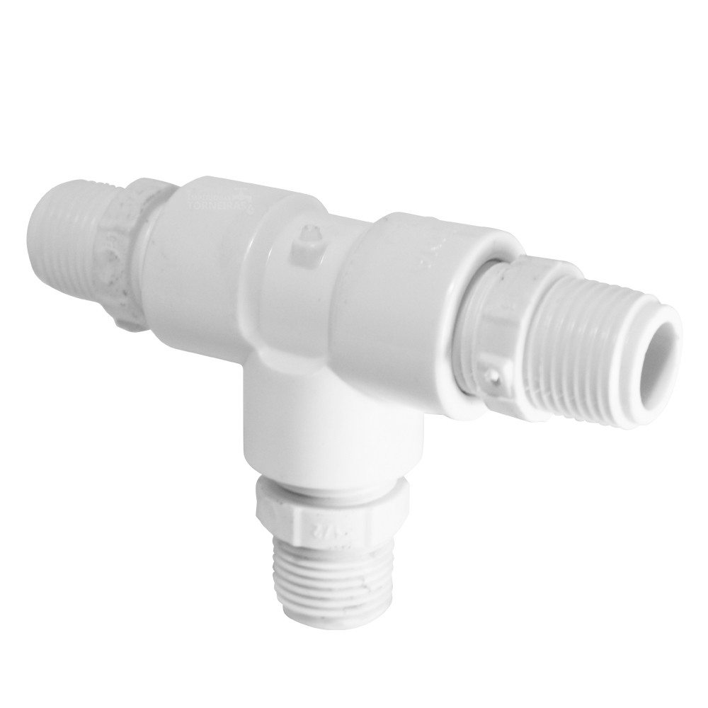 Adaptador Conector Te Para Torneira Monocomando Em Abs