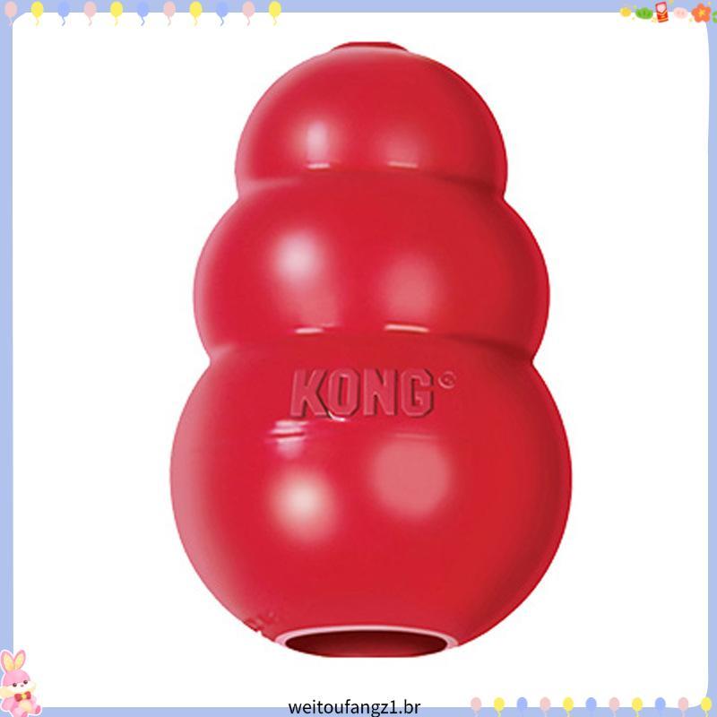 Brinquedo Recheavel De Borracha Kong Classic Medio Vermelho