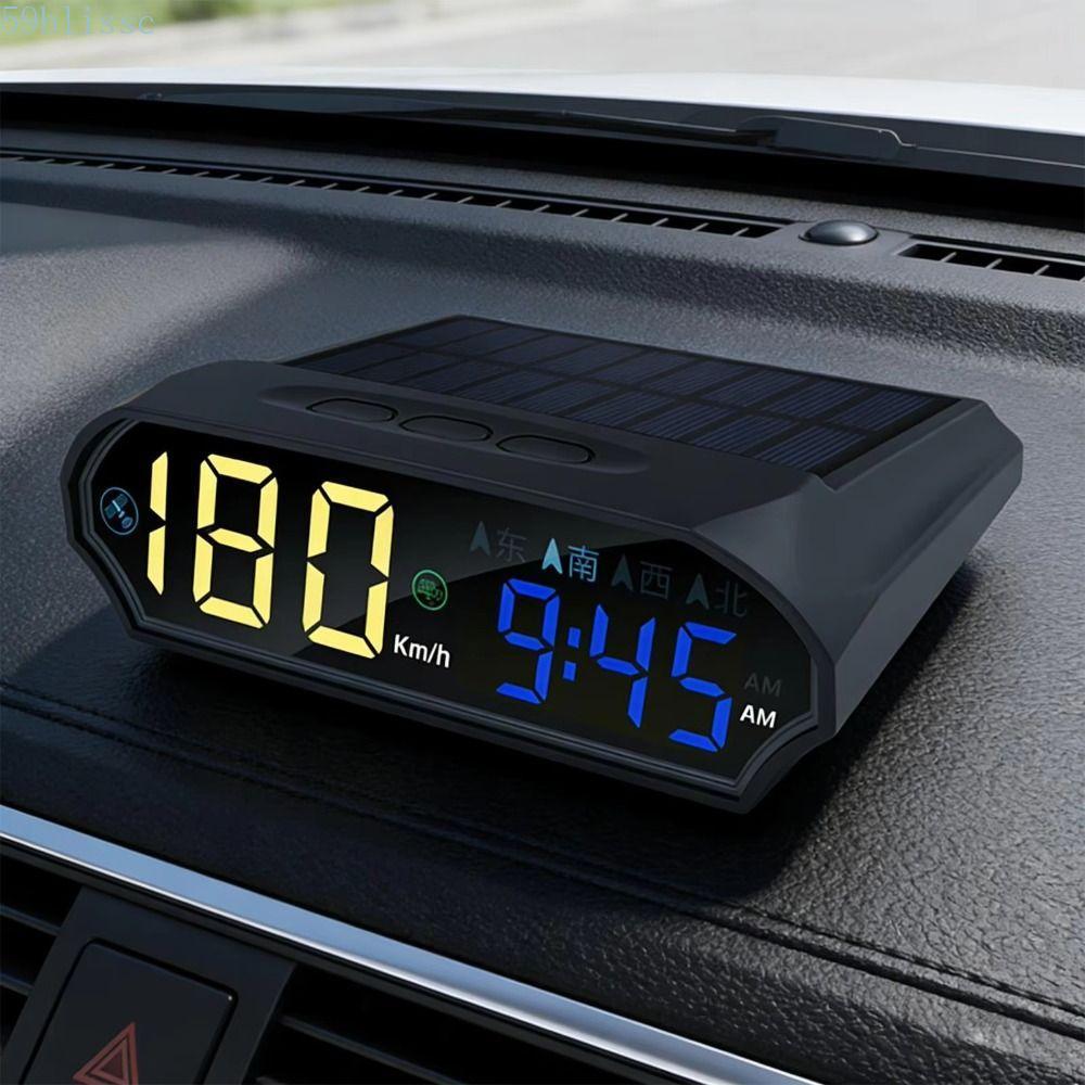 BLISSC Car Head Up Display , Velocímetro Digital De Plástico Universal , Detector KMH/MPH GPS