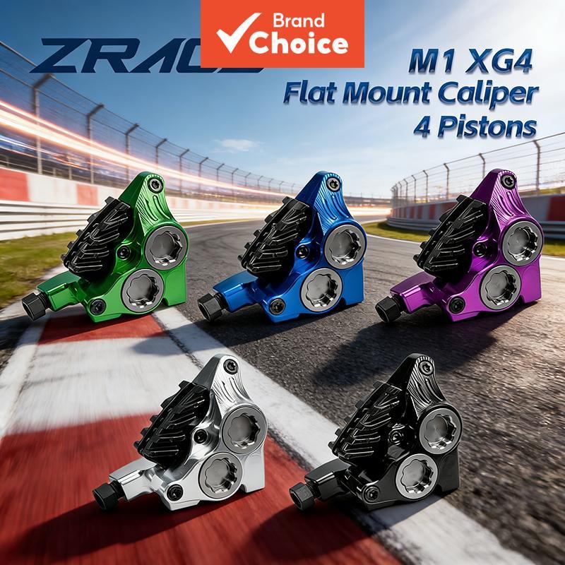 ZRACE XG4 Pinça de Freio Hidráulico de Estrada Suporte Plano 4 pistões Pinça Pastilhas ICE-TECH Pinça de BMX para