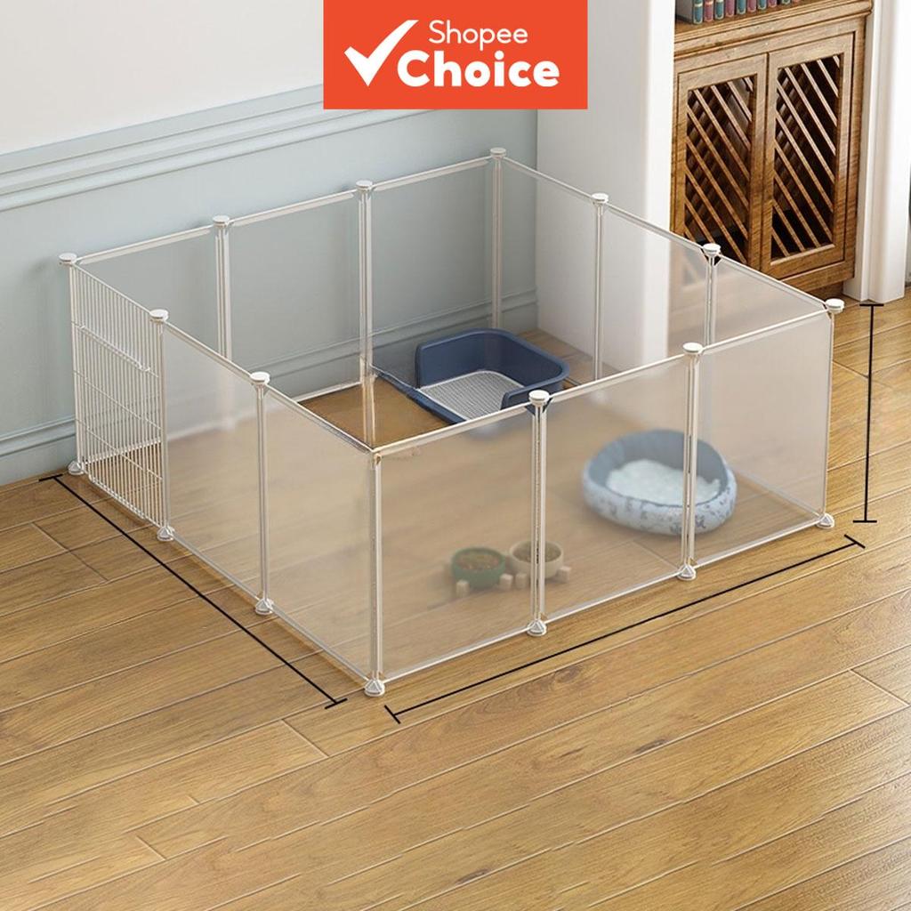 Cerca para cães, animais de estimação, interior com banheiro, gaiola para cães e gatos, porta de isolamento, combinação