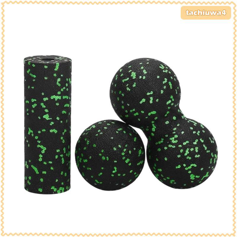[Tachiuwa3] Kit De Massagem De Rolo De Espuma Bolas De Terapia Muscular Texturizadas Para Liberação E Exercício Automiof