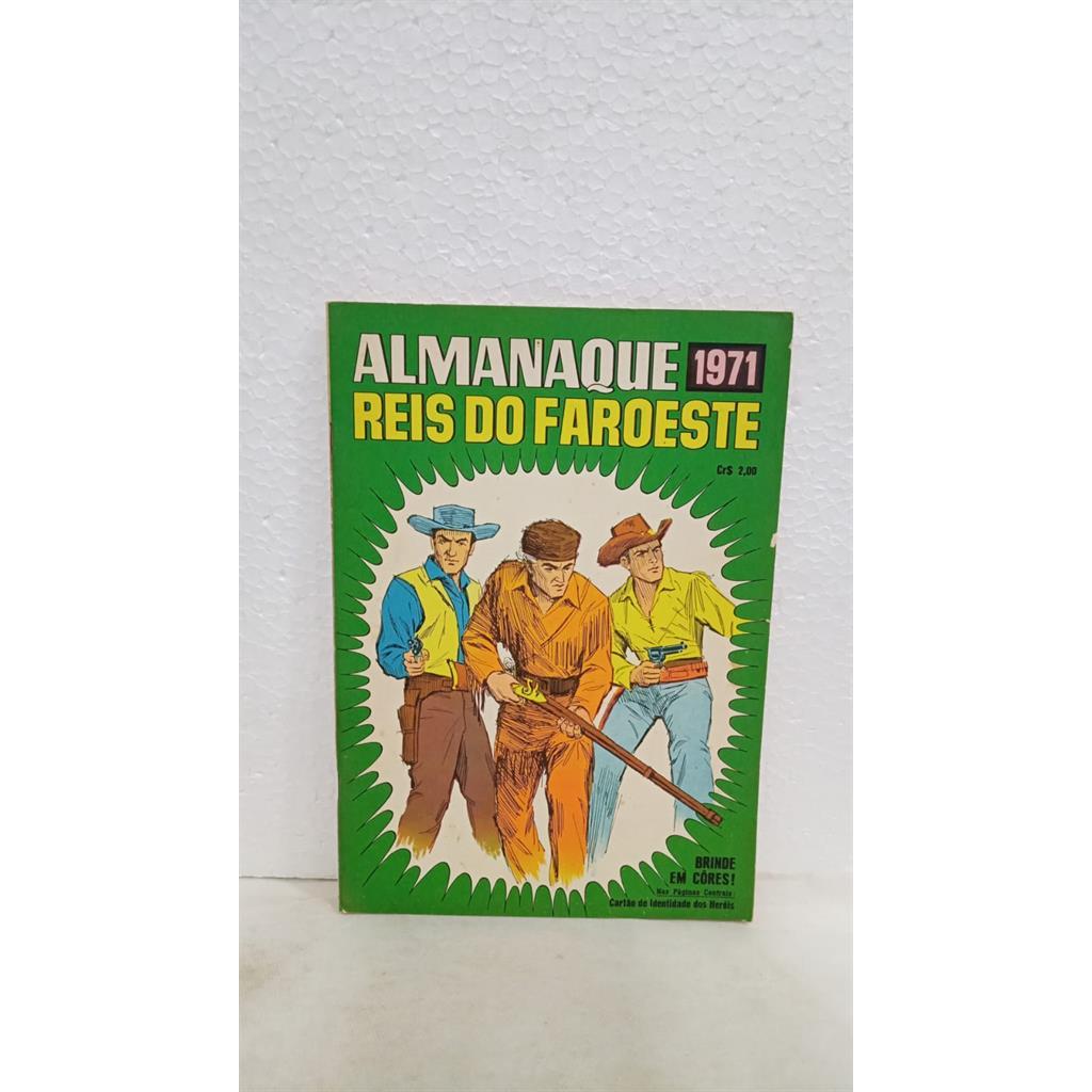 Almanaque Reis do Faroeste 1971 autor Varios