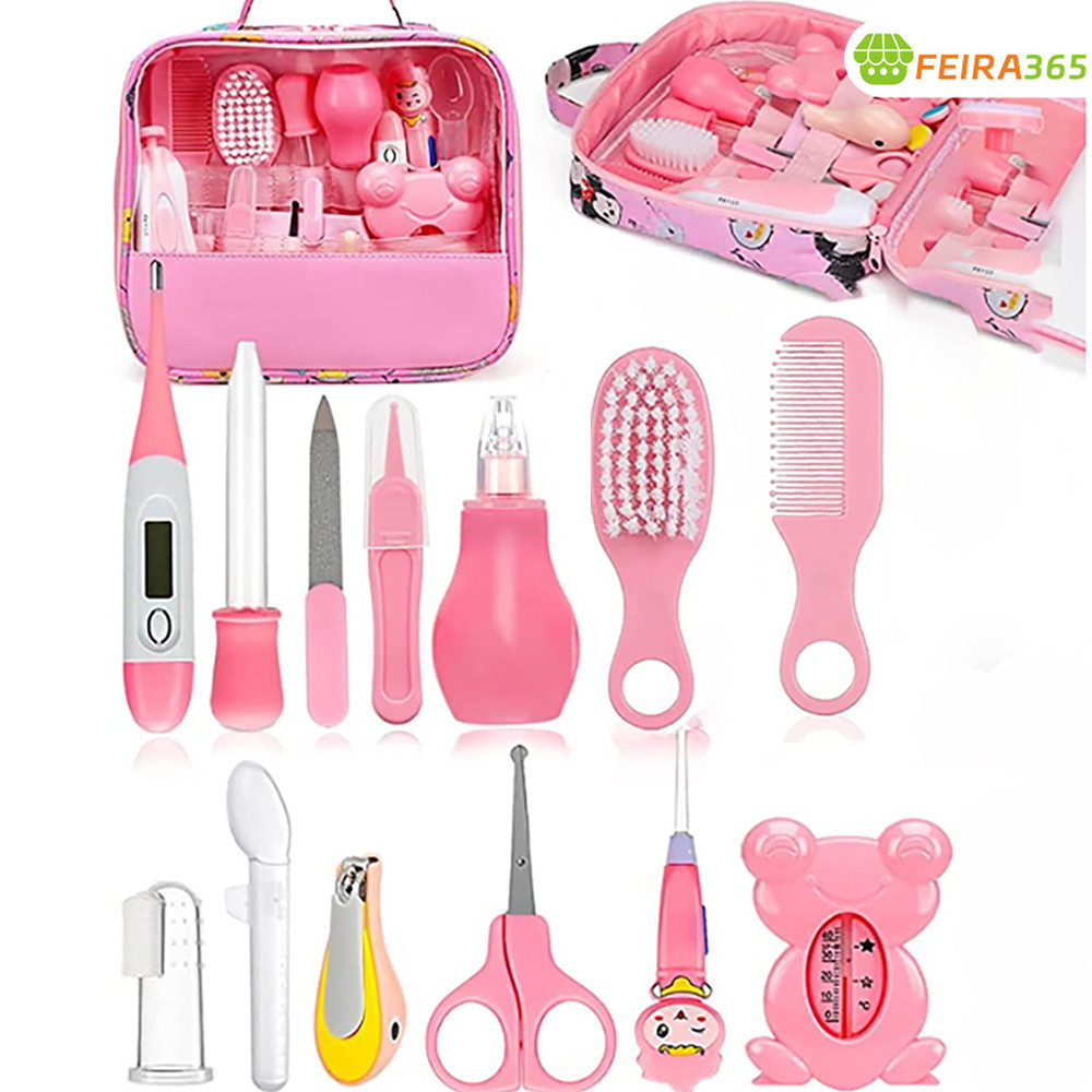 Conjunto De 13 Peças Para Cuidados Com Bebês Recém-Nascidos Essenciais