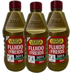 Kit 3 Oleo Fluido Freio Dot4 Trw Varga 500ml Rclf00054