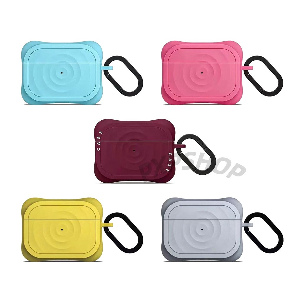 Verão Novas Cores Ripple Wave Para AirPods Pro3/Pro2/Pro 4/3 Super À Prova De Choque Protetor De Silicone Capa De Fone D