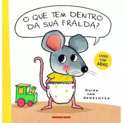 O Que Tem Dentro da sua Fralda? | Livro com Abas | Capa Dura