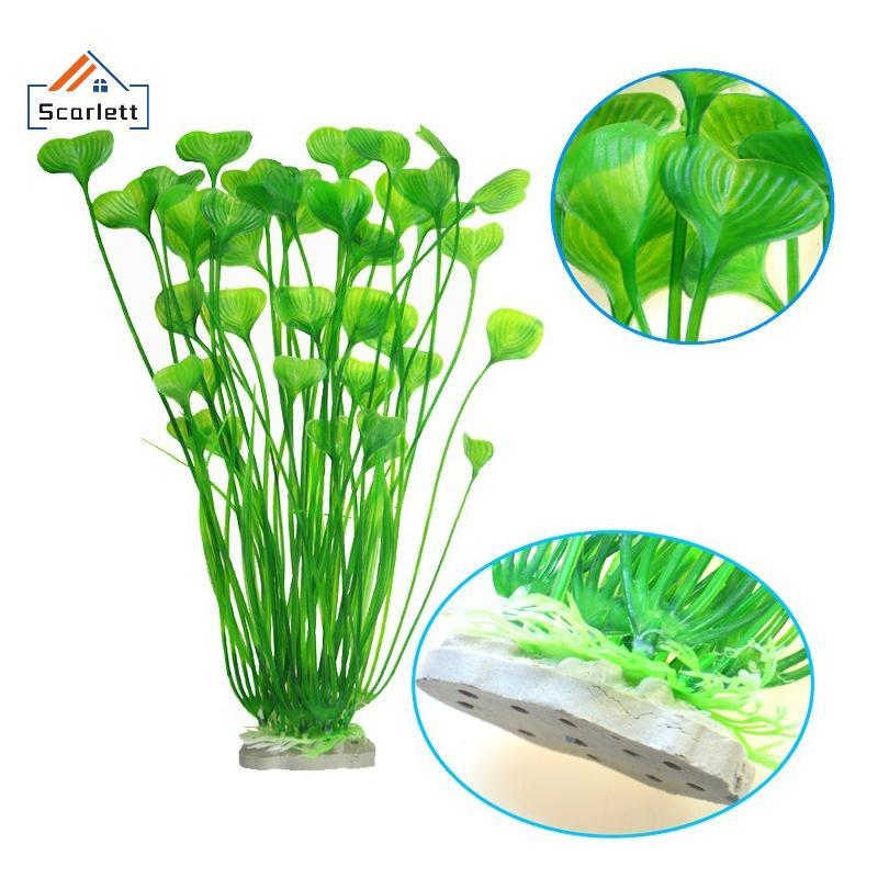 [Scarlett] 1 Peça 30 Cm Decoração De Plantas De Aquário Grama Subaquática Plástico Artificial Enfeites Aquáticas Para Ta