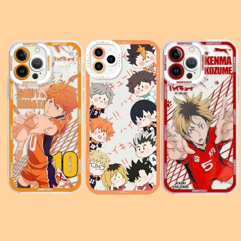 Capa Para Celular Samsung Galaxy A12 A13 A14 A04 A04E A05 A05S A34 A35 A25 A24 Anime Haikyuu Shoyo Hinata Tobio Kageyama
