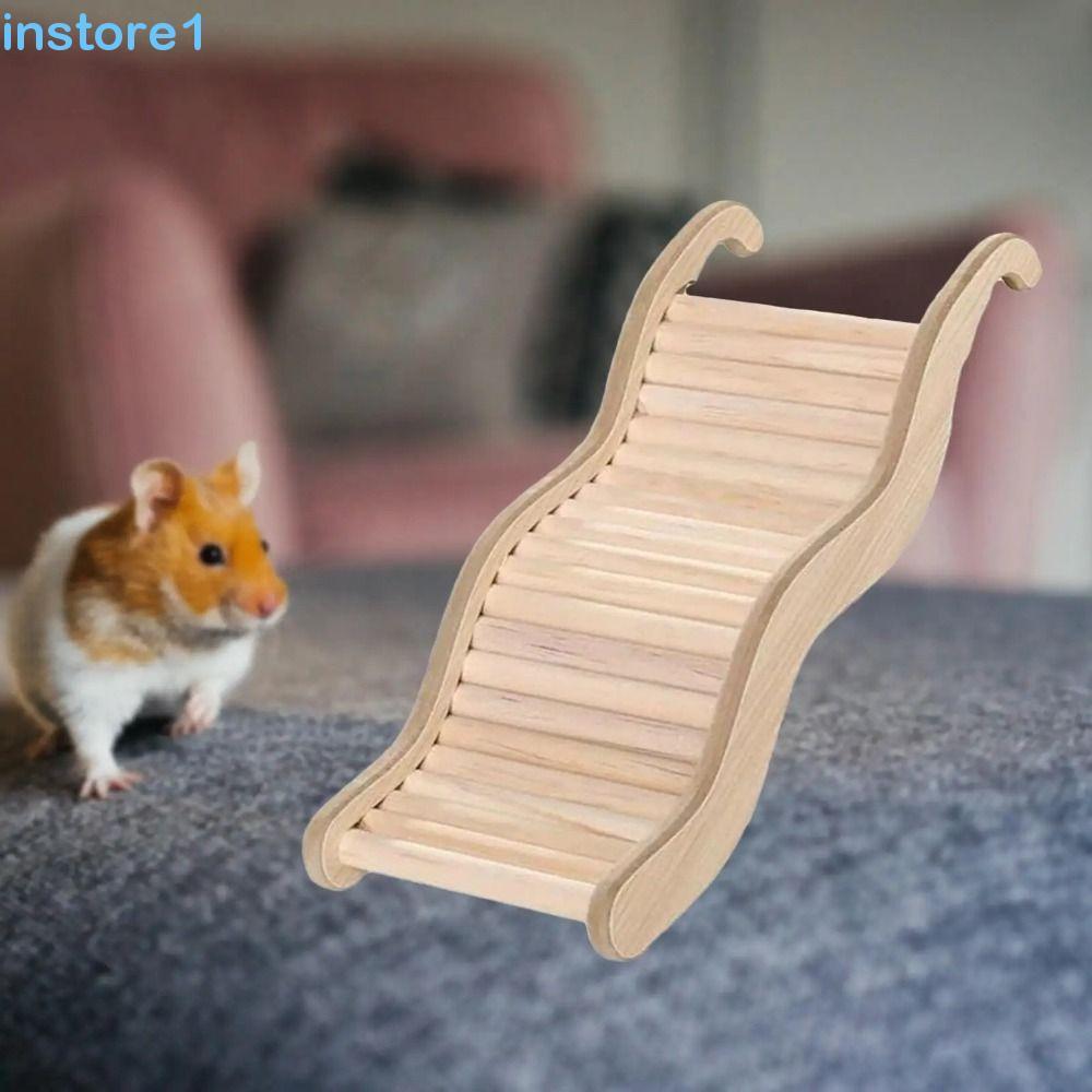 Escada De Escalada Para Hamster INSTORE , Brinquedo Multifuncional Escadas De Animais , Ponte De Rampa Decoração De Gaio