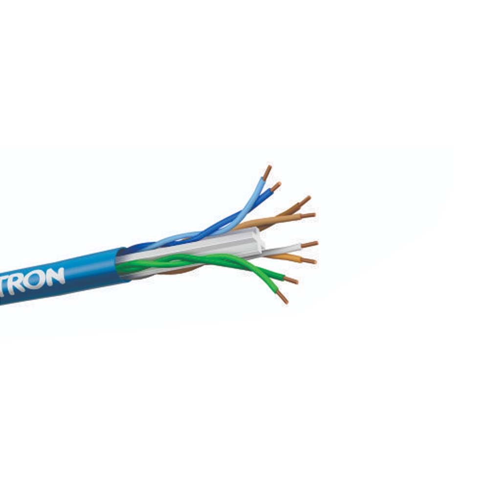 CABO LAN REDE 4PARES CAT6 100%COBRE AZ ANATEL 305MT MEGATRON