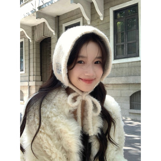 Coreano coreano único ~ bonito quente Earmuffs feminino inverno 2026 novo estilo de malha Earbags All-Match pequeno cach