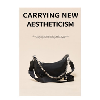 Bolsa feminina 2026 novo estilo pequena bolsa de ombro náilon pano mensageiro saco pequeno All-Match Casual feminino sac