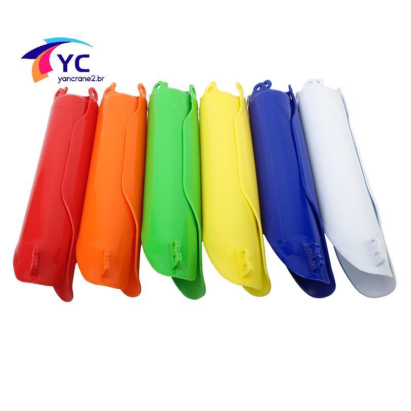 YCBR Motocicleta Garfo Guarda Dianteiro Tubo Quadro Capa Para CRF CR 125 250R 250 450 X RX CRF250 CRF450 CR125 Moto Sho