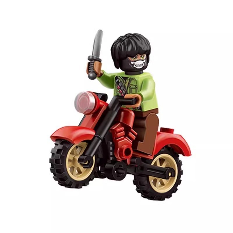 Anti-terrorista equipe especial bloco de construção minifiguras 12 motocicleta SWAT meninos crianças presentes educacion