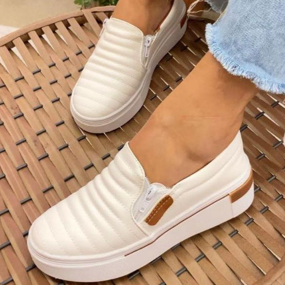 Sapatilha Slip On Feminina 34 ao 43 Leve Macia Confortável Antiderrapante Frete Grátis