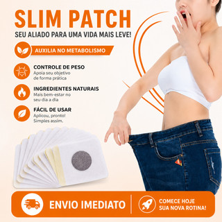 Adesivo Slim Patch De Umbigo Natural 10/20/30/50