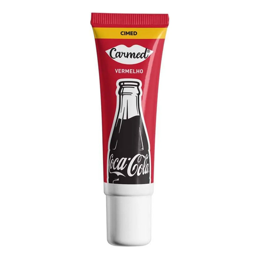 Hidratante labial Carmed Coca Cola Vermelho 10g