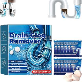 Pastilhas efervescentes dissolventes para desentupir canos, desentupir vasos sanitários, ralos de piso e esgotos de cozi