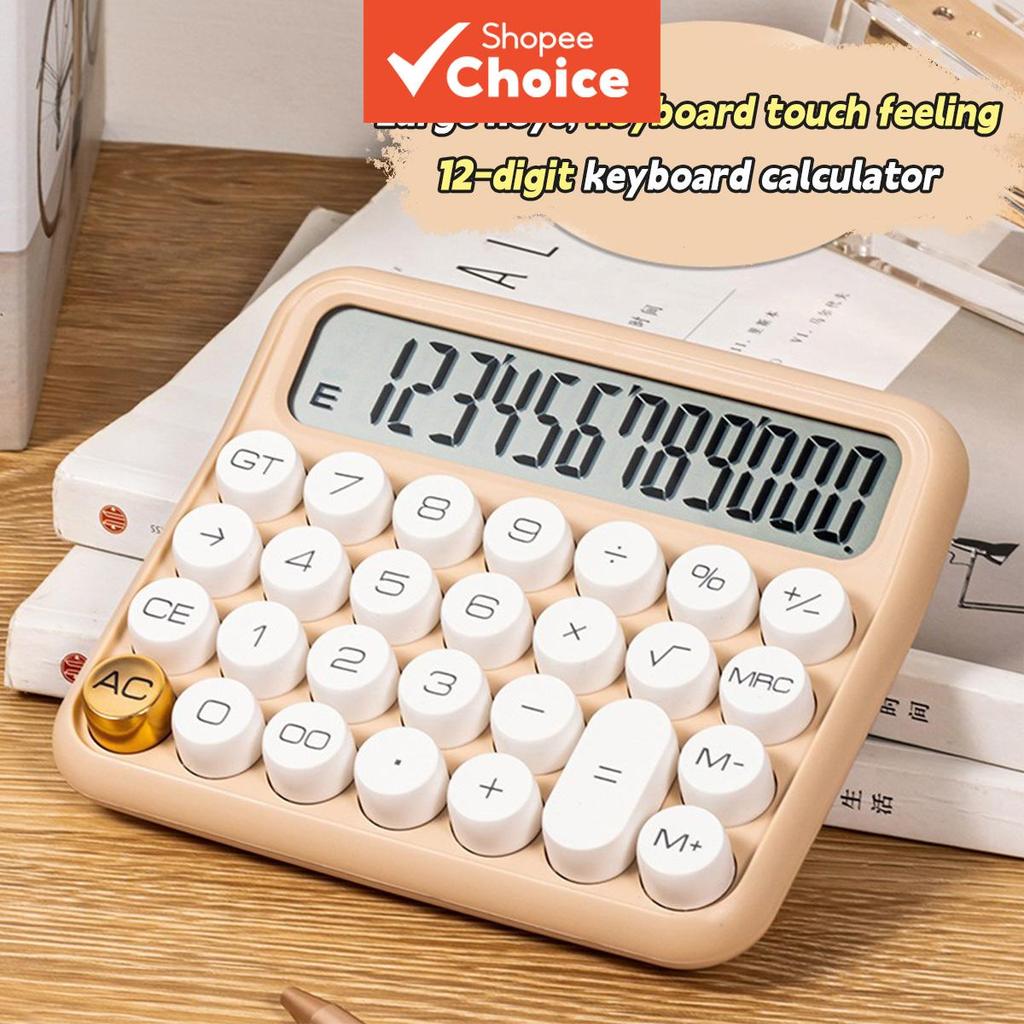 Calculadora Deusa Modelo de Escritório com Visual Elegante, Voz Comercial, Financeira, Mecânica, Botões Grandes e