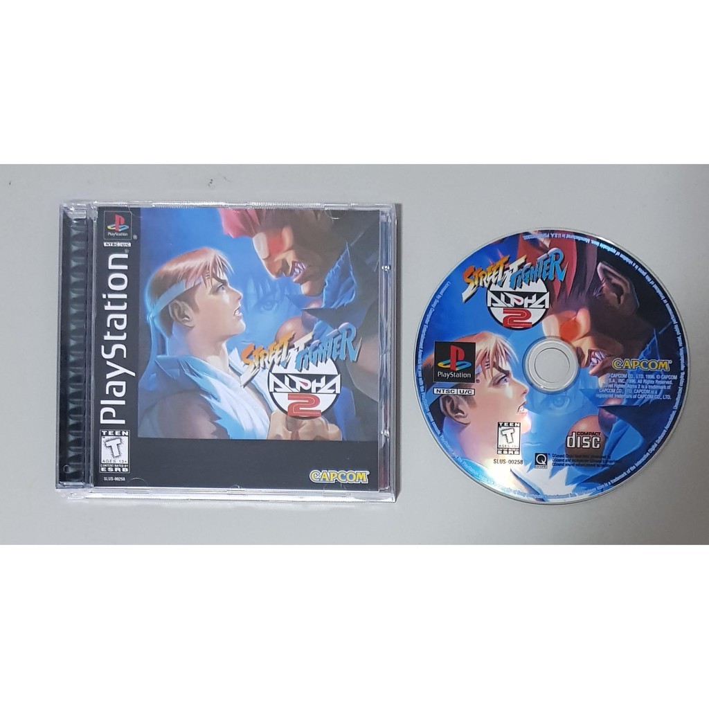 PS1 - Street Fighter Alpha 2 - Leia a descrição