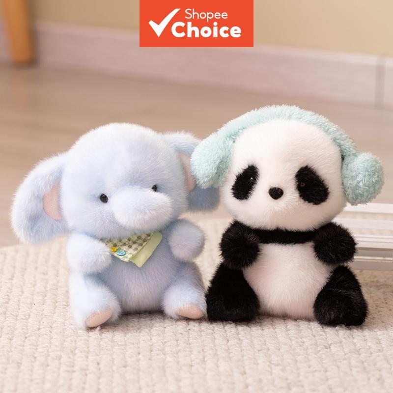 Coelhinho Pinguim Fofo de Pelúcia, Brinquedos Macios e Felpudos, Animais Recheados - Ideais para Crianças, Decoração de