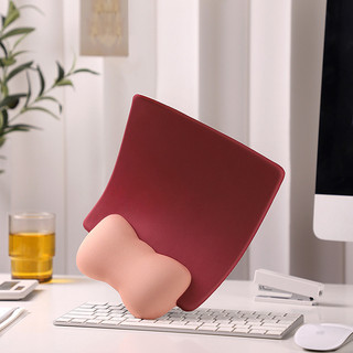 FTTOT bonito cor sólida Silicone pulso Mouse Pad espuma de memória teclado descanso de mão computador Desktop almofada m