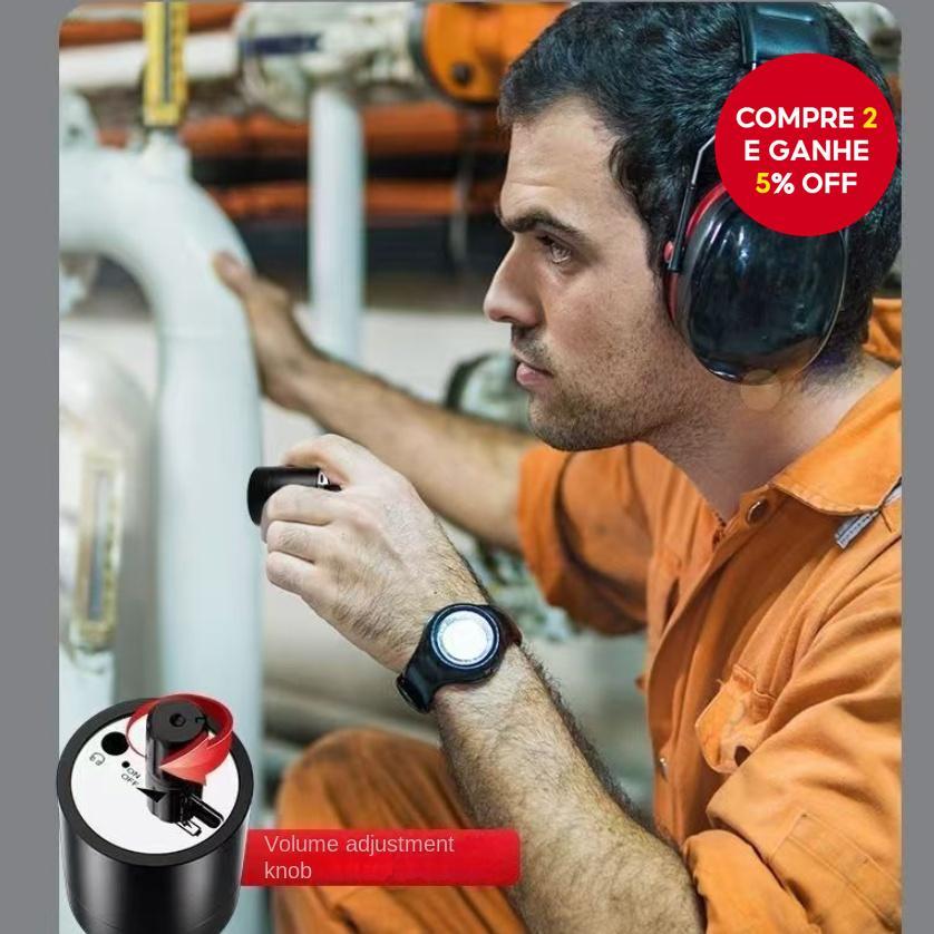 Novo Detector de Vazamento de Alto Nível - Detector de Paredes Profissional com Ferramenta de Amplificação de Som para