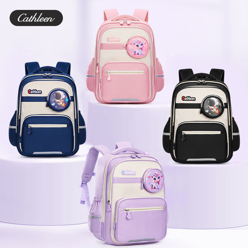 Mochila Protetora da Coluna Vertebral para Alunos do Ensino Fundamental (3º ao 5º ano), Durável e Leve, Mochila Unissex