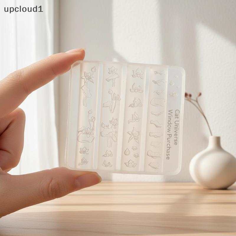 [upcloud1] Molde De Silicone Para Arte Em Unhas Com Flor De Lótus 3D Fácil Desmoldagem , Design Não Sti , Perfeito Casa