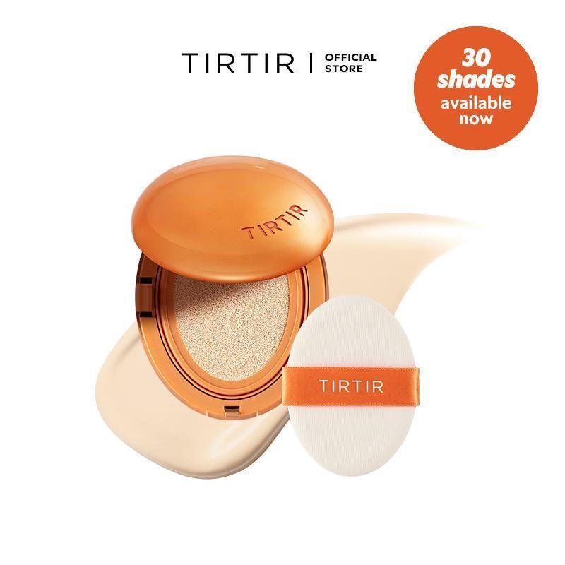 [TIRTIR Oficial] Máscara de Tamanho Viagem com Filtro AI, Base Cushion 4.5g | Maquiagem com Acabamento Matte Natural par